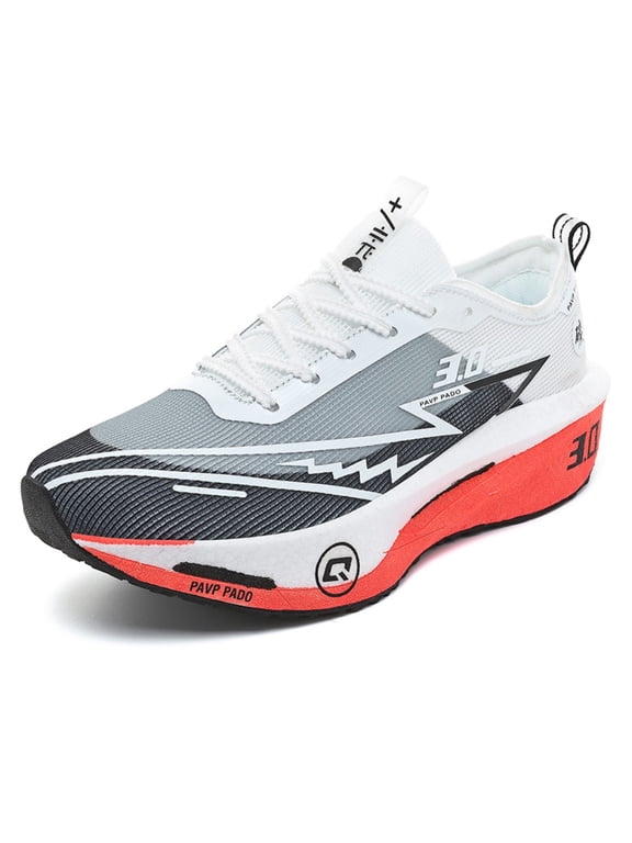 Unisex Running Shoes Carbon Plate Lightweight Breathable Athletic Sneakers