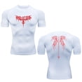 thumbnail image 1 of Hmhnsya Men's Compression T-Shirts, Original Graphic Design, Quick-Drying Fitness Apparel, Available in Short Sleeve Styles, 1 of 4