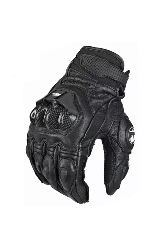 Men's Genuine Leather Motorcycle Riding Gloves High Quality Protective Racing Gear
