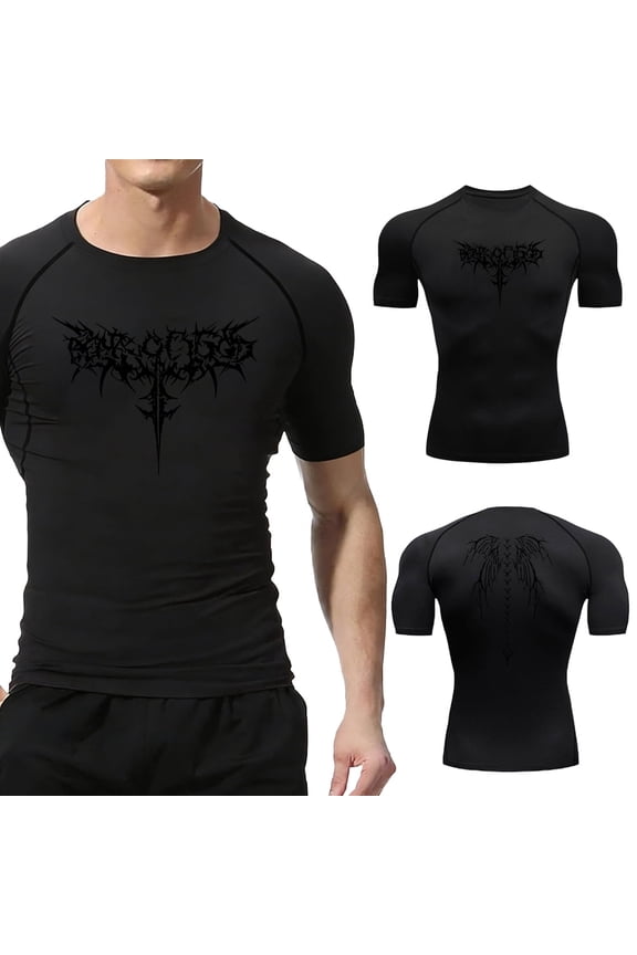 Men's T-shirt Men Running Sport T Shirt Men Compression Fitness Tops Tee Quick DryTight Training Gym Sport Running Shirts Jersey