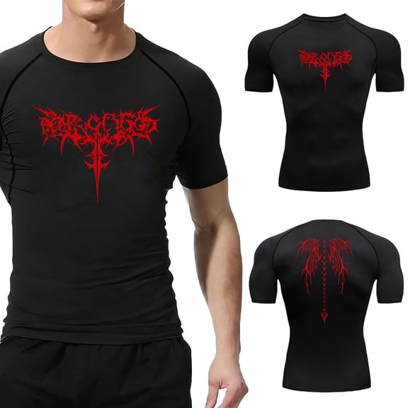 Men's Tight Quick Dry Compression T-Shirt for Gym Fitness Training