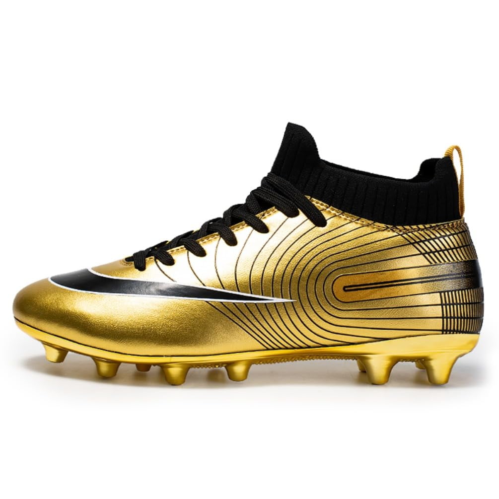 gold nike youth football cleats