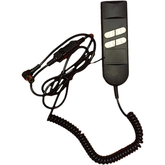 Hmleaf GYG UP/Down 4 Button 5PIN Roll line Electric Sofa Lift Chair Remote Hand Controller+Extension Cable for OKIN,LIMOSS,Pride,Golden