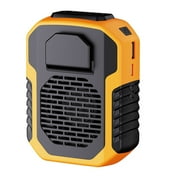 Hmoddpon 3-Speed 6000mAh Portable Clip on Waist Fan