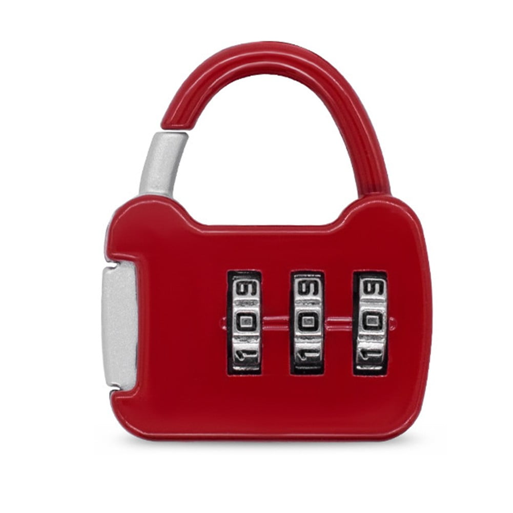 Hmoddpon-Color Password Padlock Cabinet Trolley Case Password Lock ...