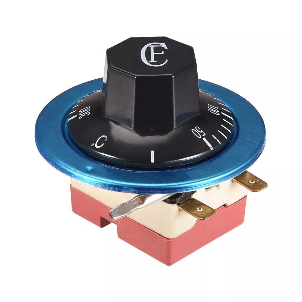Adjustable Temperature Controller Uxcell Electric Oven Thermostat 30-110 ℃ 16A 3