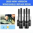 thumbnail image 1 of Hmount Deeroll Automotive Glass Nano Repair Fluid Kit Windshield Repair Tools, Black, 5Pcs, 1 of 8