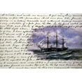 thumbnail image 1 of Hms Challenger 1872-76. Nwatercolor Drawing Of Hms Challenger On The First Page Of The Journal Of The Oceanographic, 1 of 2