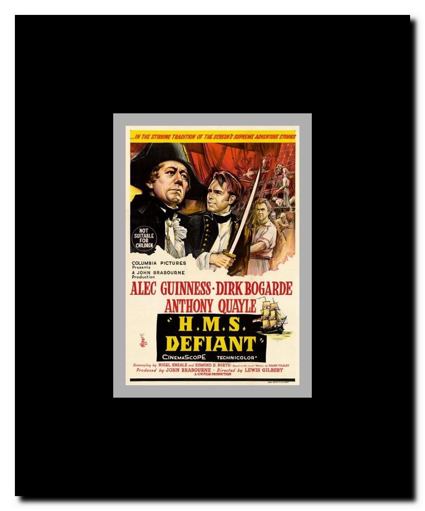 Hms Defiant Framed Movie Poster