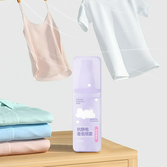 Hmsavn Antistatic Spray Clothes Softener Clothes Antistatic Antiwrinkle Spray 75ml Tools