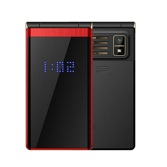 Hmsavn Big Screen Phones Flip Phones Long Standby Multi-Language Phones Electronics
