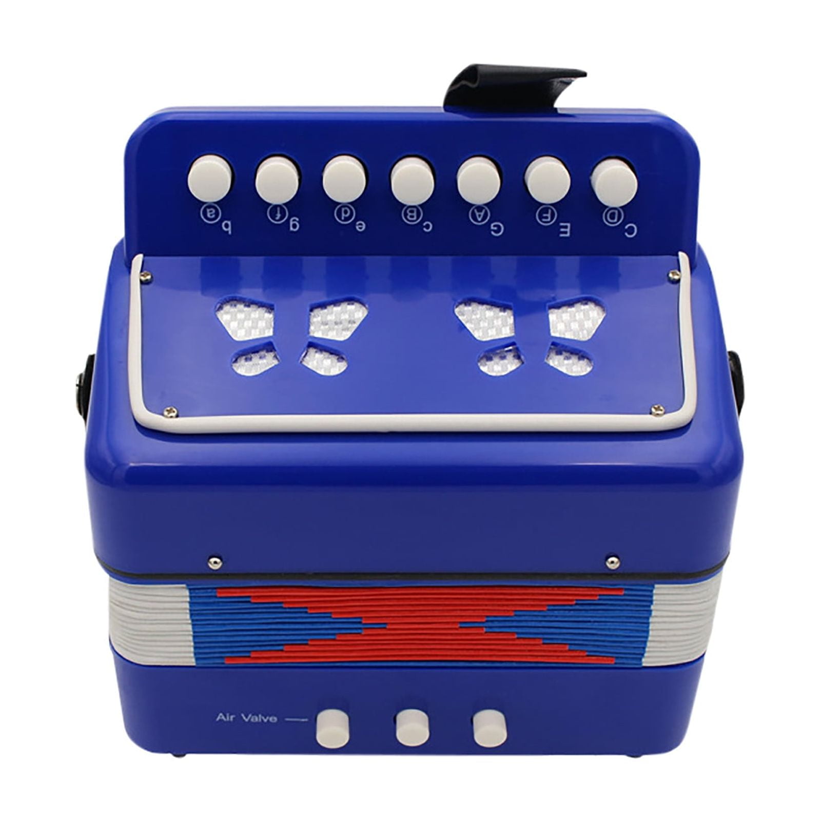 Hmsavn Children's Hexagonal Accordion Pushbutton Accordion 10 Keys With ...