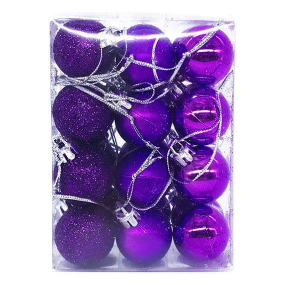 Hmsavn Christmas Decorations Christmas Ball Pendant, Christmas Tree Pendants Hanging 60mm Christmas Baubles Balls Ornaments Set Pack of 12 Pcs Xmas Tree Gift Decor for Holiday Wedding Party Decor