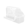 thumbnail image 1 of Hmsavn Clear Bird Food Box Spillproof Feeder Bird Feeder Sink Box Gardening Tools, 1 of 5