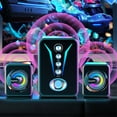 thumbnail image 1 of Hmsavn Desktop Laptop Speaker High Sound Quality High Volume Heavy Subwoofer Wired Connection Bluetooth Speaker With Bright Light Electronics, 1 of 9