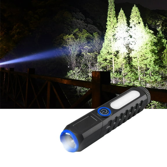 Hmsavn Flashlight Rechargeable LED Flashlights , Super Bright Flashlight Portable, Mini Searchlight For Fishing, Hiking And Camping