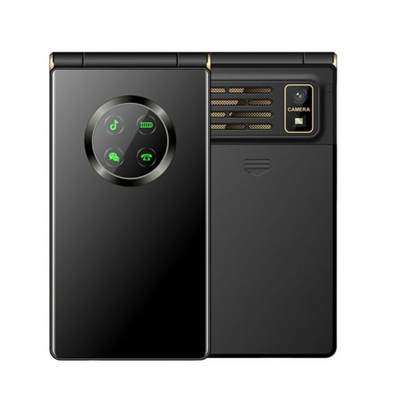 Hmsavn Large-screen Flip Phone 2G Cell Phone Long Standby Elderly Phone Electronics