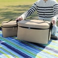 thumbnail image 1 of Hmsavn Lunch Box Lunch Bag Insulated Lunchbox Bag Large Capacity Reusable Bag Foldable Tote Hot And Cold Food Transport Camping Delivery Grocery, 1 of 8