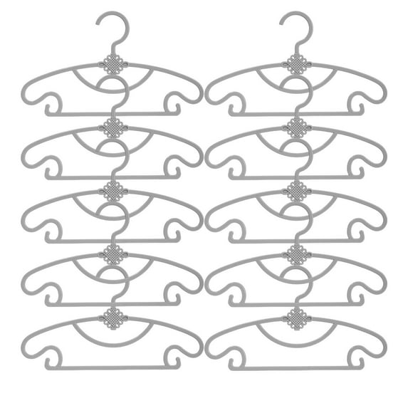 Hmsavn Organization and Storage Hangers Of Clothes For Children 10 Units Plastic Hangers Infant Hangers For Children Very Persistent Hangers For Toddlers