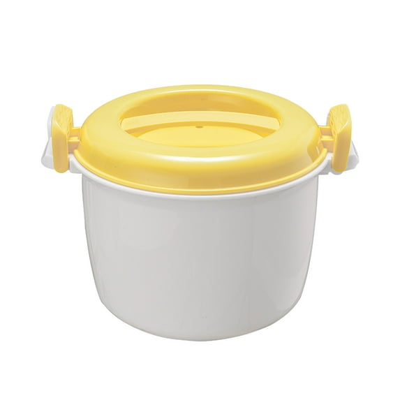 VALSEEL Pots And Pans Set Non Stick Large Capacity Steam Rice Cooker Plastic Insulated Bento Box Fresh Lunch Box Household Convenient Heating Rice Cooker kitchen Utensils