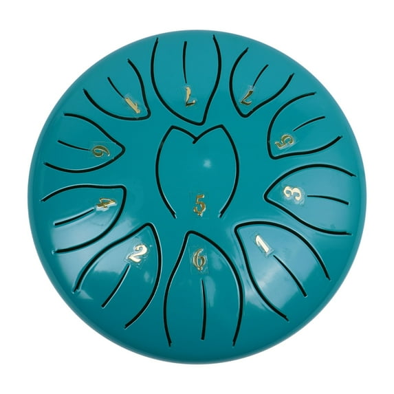 Hmsavn Rain Drum for Garden 6Inch 11 Note Rain Drum Outdoor Steel Tongue Drum Children's Tongue Drum Handpan Sonodrum Glockenspiel Instrument Hand Drum Electronics