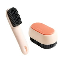 Hmsavn Scrubbing Brushes New Cleaning Brush Set 2, Soft Brush Color Wash Brush Does Not Hurt Shoes Household Cleaning Brush Clean Supplies
