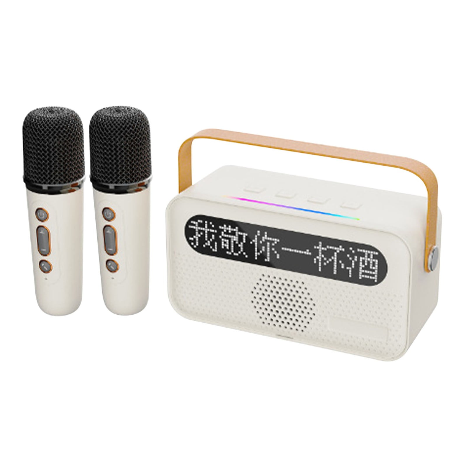 Hmsavn Smart Lyrics Display Bluetooth Karaoke Speaker With Long Battery ...