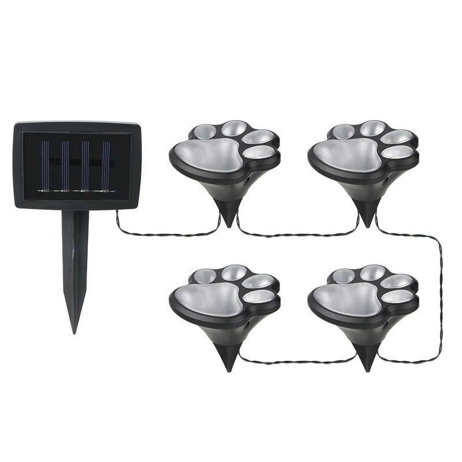 Hmsavn Solar Outdoor Bear Claw Animals Shape Garden Courtyard ...