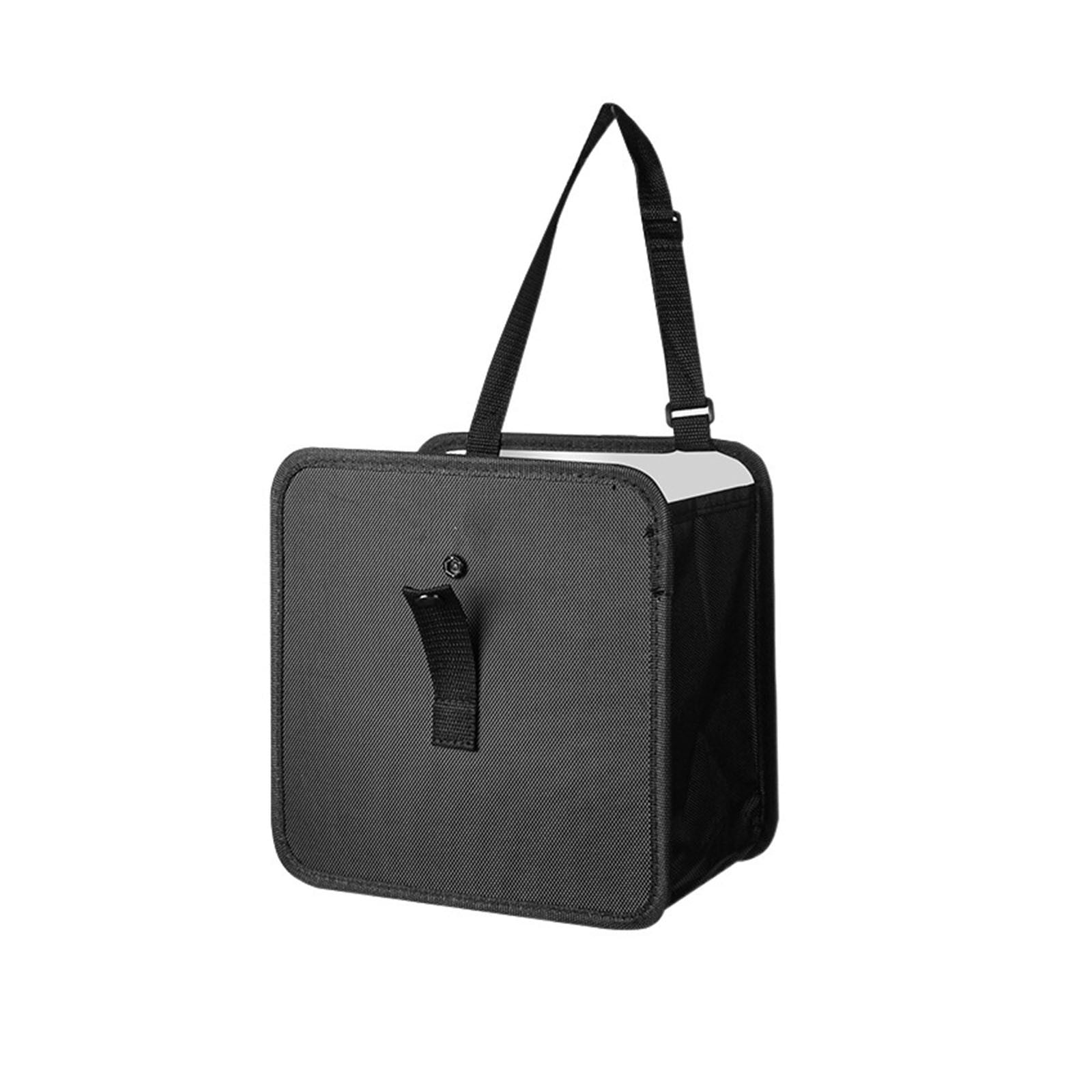 Witaxima Upgraded Extra Large Car Seat Organizer Backseat With 3 Storage Pockets, Multipurpose Car Organizer Hanging Car Trash Bag Can Premium PU - View #3