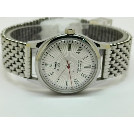 Hmt Pilot Mechanical Hand Winding Vintage Wristwatch For Men