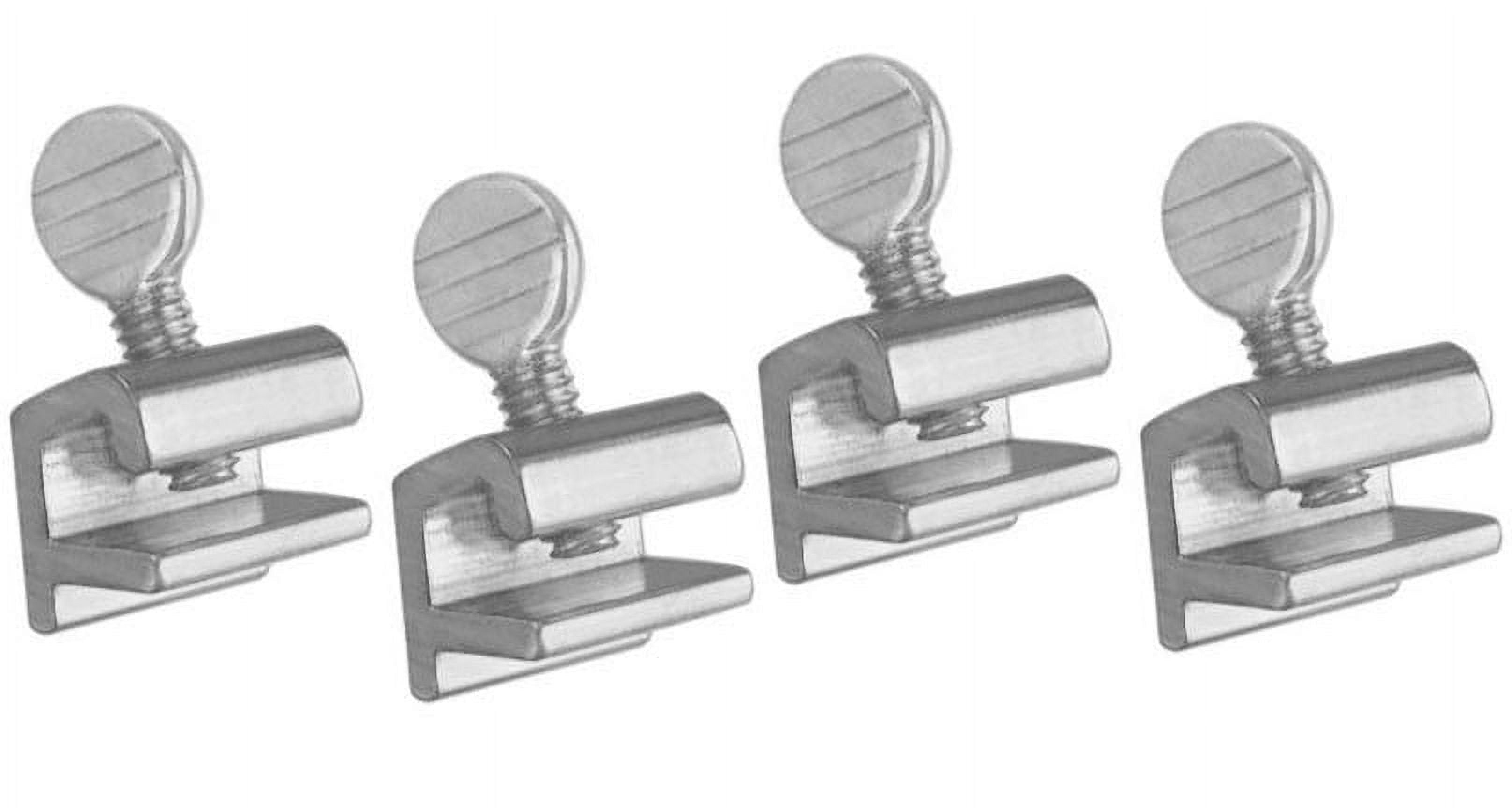 HnF Shop Alumimium Window Lock, Sliding Door Moveable Stops, 4 Piece / Pack