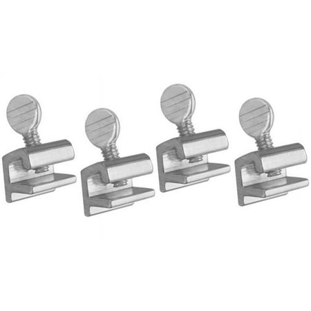 HnF Shop Alumimium Window Lock, Sliding Door Moveable Stops, 4 Piece / Pack