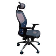 HnF Shop High Back Mesh Ergonomic Computer Office Swivel Chair Adjustable Executive Task swivel chair Blue