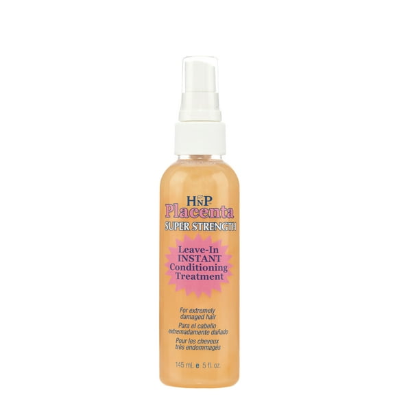 HnP Super Strength Placenta Leave-In Instant Conditioning Treatment Spray, 5 Fl. Oz.
