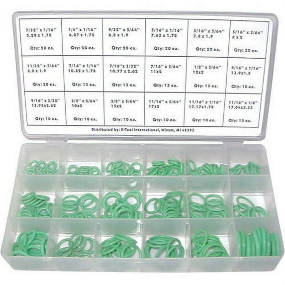 Hnbr O-ring Assortment, 270 Piece