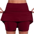 thumbnail image 1 of Hngshg Women's Athletic Skirts Built-In Shorts Tennis Skirts High Waist Running Workout Gym Golf Shorts for Women, 1 of 5