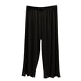thumbnail image 1 of Hngshg Women's Capri Pajama Pants High Waisted Elastic Lounge Pants Soft Pj Bottom Sleep Pants with Pockets, 1 of 6