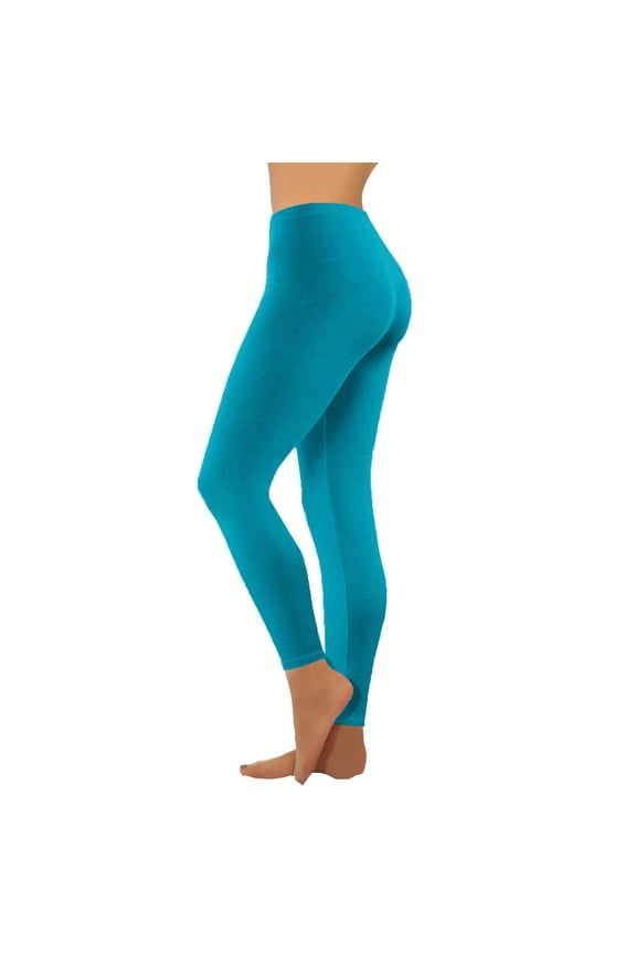 Women's Leggings Mid Waist Stretch Full Length Workout Yoga Pants Slim Gym Leggings for Women