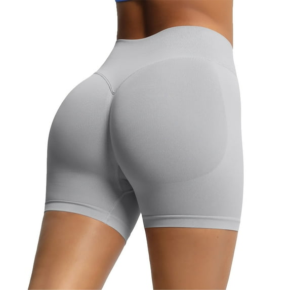 Hngshg Women's Workout Shorts Butt Lift High Waisted Yoga Shorts Slim Seamless Bike Shorts Exercise Sports