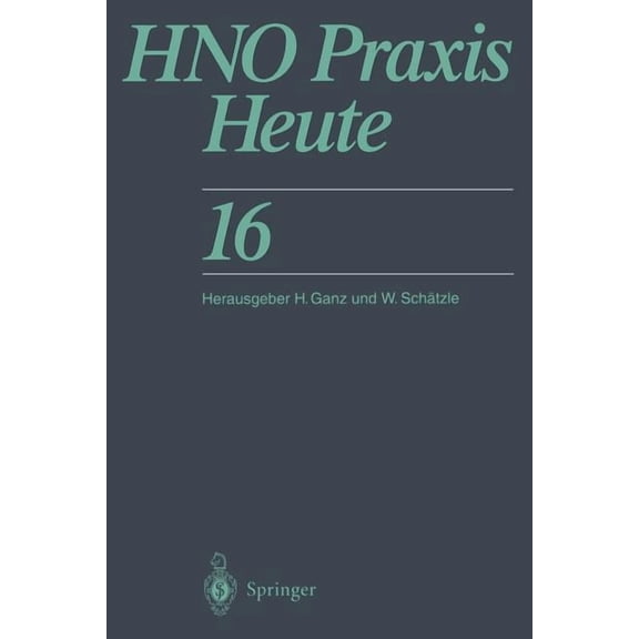 Hno Praxis Heute Hno PRAXIS Heute, Book 16, (Paperback)