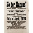thumbnail image 1 of Ho For Kansas A Broadside By Benjamin Singleton Calling On African Americans To Settle In Kansas. March 18 History (, 1 of 2