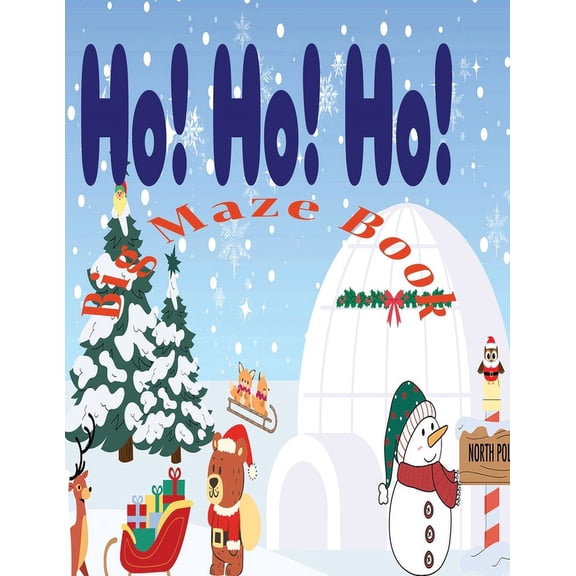 Ho! Ho! Ho! Big Maze Book (Paperback)