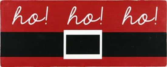 Ho Ho Ho Canvas Art - Erin Deranja (24 x 48)