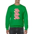thumbnail image 1 of Ho Ho Ho - Classic Christmas Cheer Men's Sweatshirt, 1 of 4