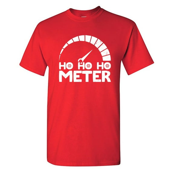 Ho Ho Ho Meter Sarcastic Humor Graphic Tees Gift For Mens Novelty Funny T Shirt
