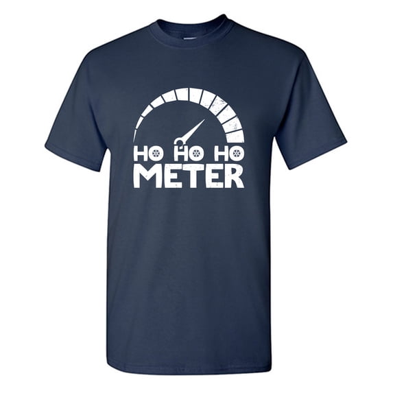Ho Ho Ho Meter Sarcastic Humor Graphic Tees Gift For Mens Novelty Funny T Shirt