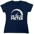 thumbnail image 1 of Ho Ho Ho Meter Sarcastic Humor Novelty Funny Women's Casual Tees, 1 of 3