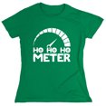thumbnail image 1 of Ho Ho Ho Meter Sarcastic Humor Novelty Funny Women's Casual Tees, 1 of 3