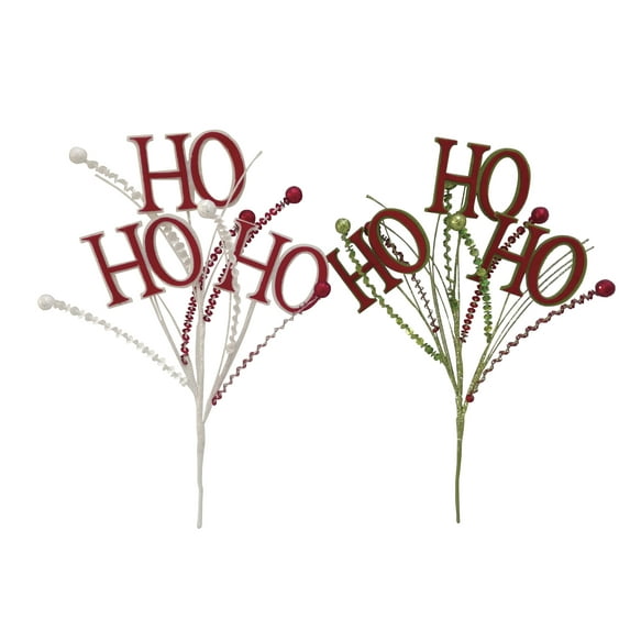 Ho Ho Ho Pick 8 X 12 Inches 2 Assorted Colors