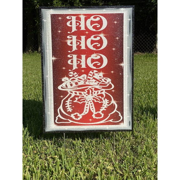 Ho Ho Ho Santa Bag Sign